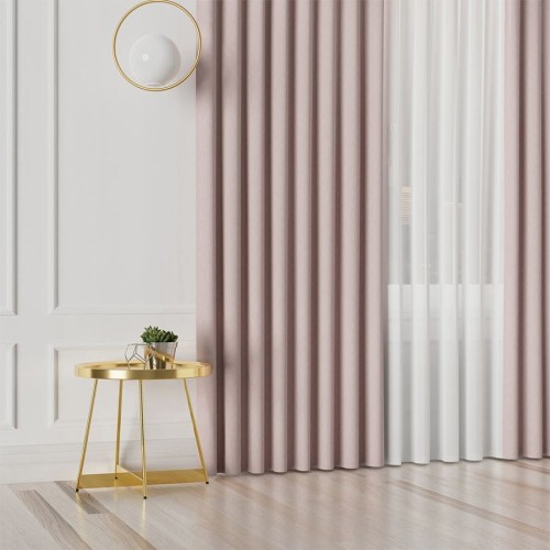 LISA Tkanina dekoracyjna, wysokość 300cm, kolor 010 pudrowy różowy 004150/TDP/010/000300/1