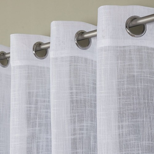 Firana tupu Lniana na przelotkach 400 cm x 250