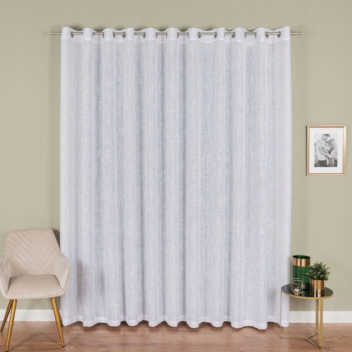 Firana typu Lniana na przelotkach 250 cm x 500