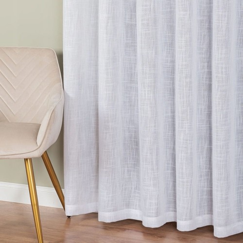 Firana typu Lniana na przelotkach 250 cm x 500