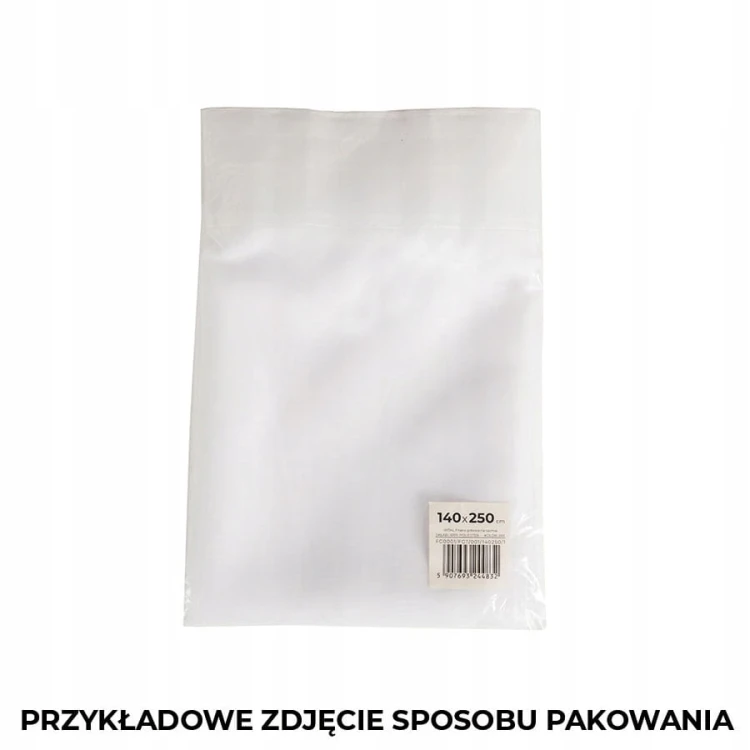 Firana typu Lniana na przelotkach 250 cm x 500