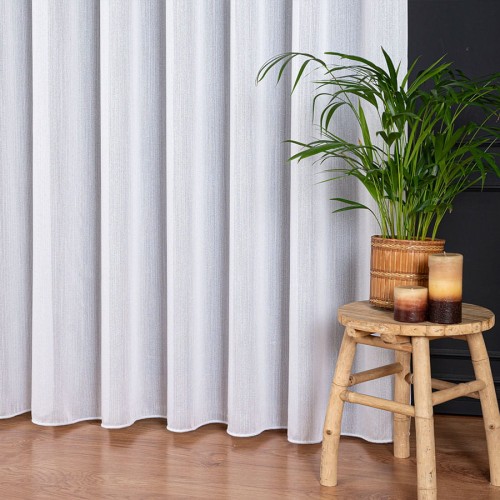 ELSA Firanka fantazyjna z ołowianką, wysokość 350cm, kolor biały