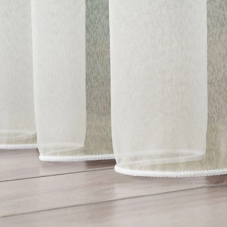 Firanka fantazyjna na markizecie z ołowianką, wysokość 330cm, kolor kremowy