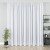 Firanka fantazyjna z ołowianką, z pionowymi pasami, wysokość 300cm, kolor biały