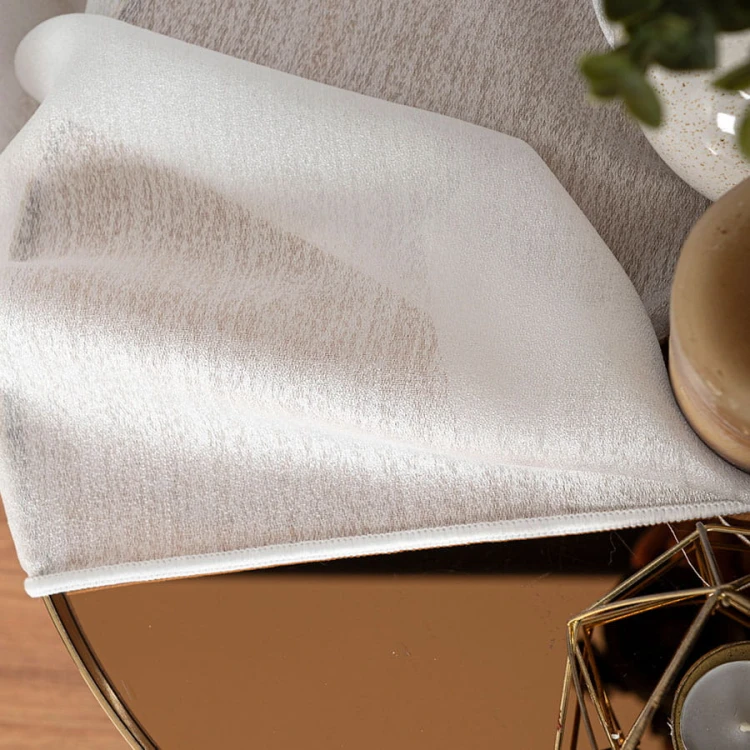 FIONA Firanka fantazyjna z ołowianką, wysokość 350cm, kolor  ecru