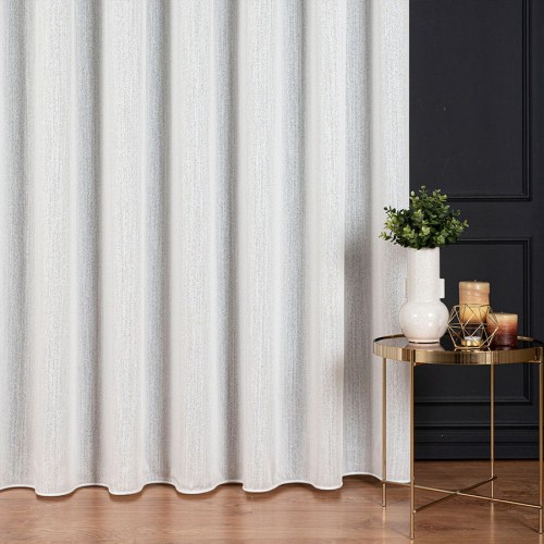 FIONA Firanka fantazyjna z ołowianką, wysokość 350cm, kolor  ecru