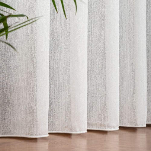 FIONA Firanka fantazyjna z ołowianką, wysokość 350cm, kolor  ecru