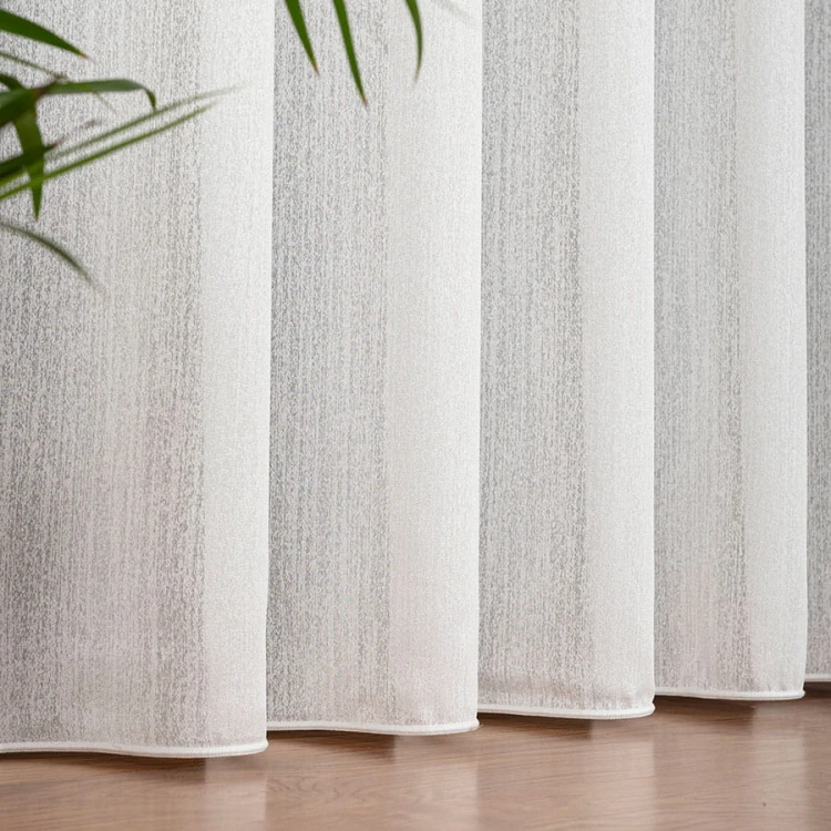 FIONA Firanka fantazyjna z ołowianką, wysokość 350cm, kolor  ecru