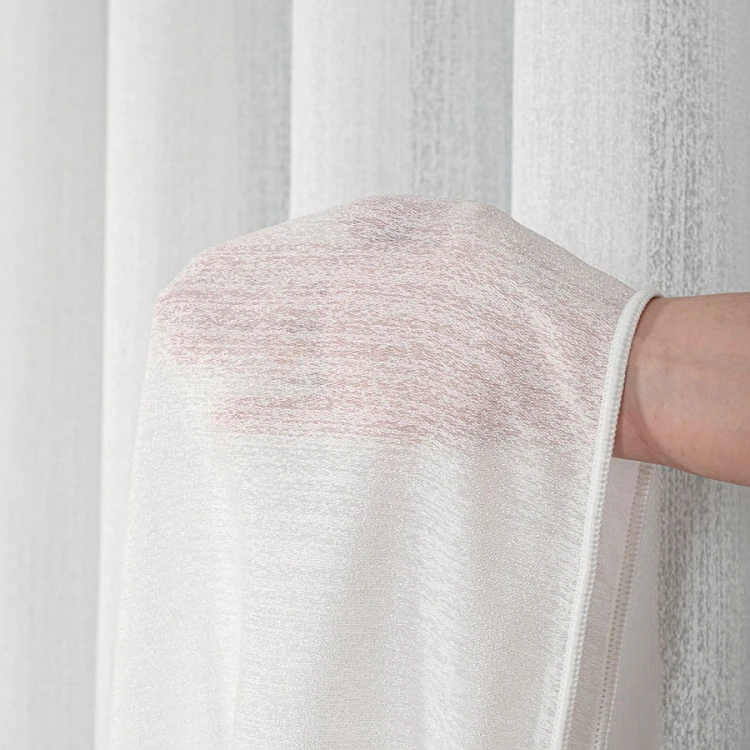 FIONA Firanka fantazyjna z ołowianką, wysokość 350cm, kolor  ecru