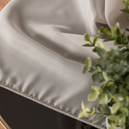 Firanka fantazyjna z ołowianką, wysokość 320cm, kolor szary