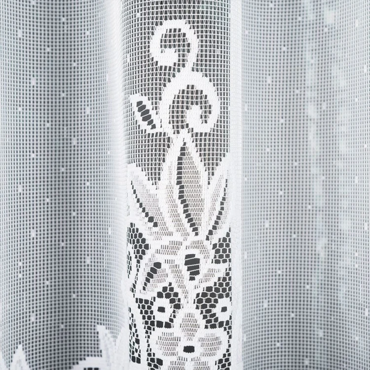 BERENIKA Firanka żakardowa gotowa, szerokość 400 x wysokość 170cm, kolor biały