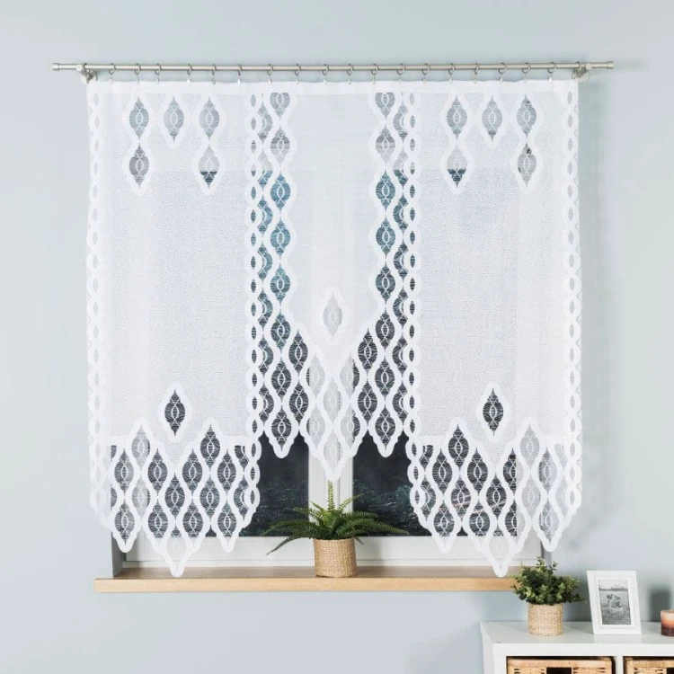 OTTO Panel żakardowy gotowy, szerokość 160 x wysokość 160cm, kolor biały