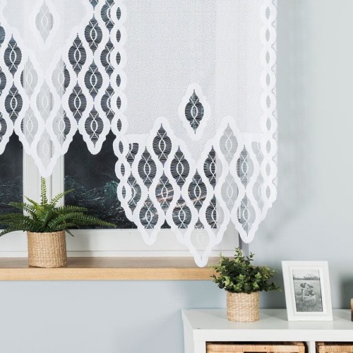 OTTO Panel żakardowy gotowy, szerokość 160 x wysokość 160cm, kolor biały