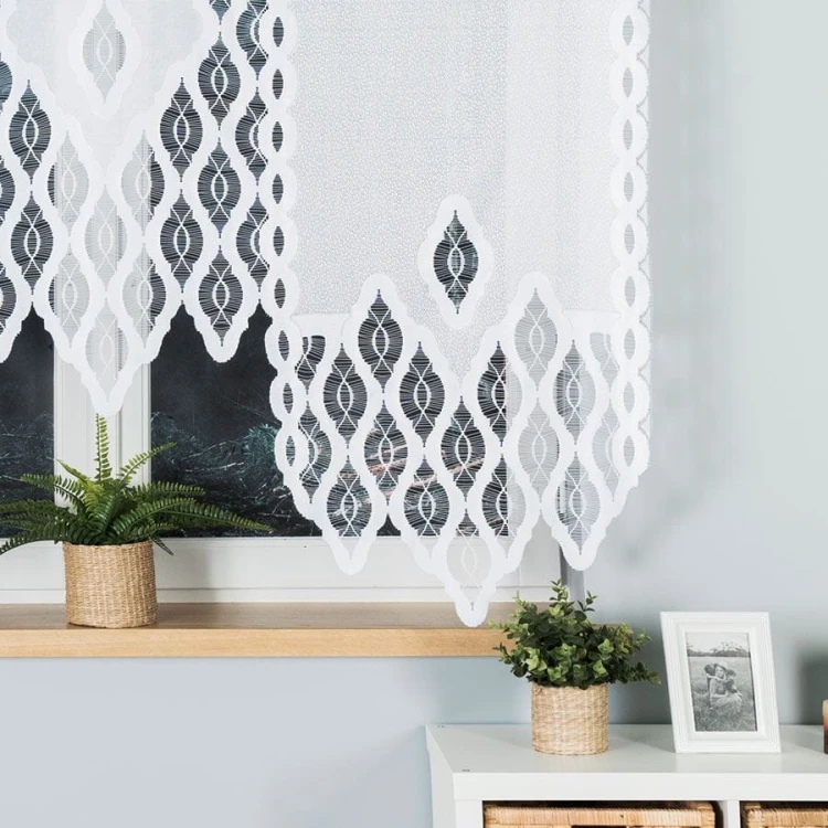 OTTO Panel żakardowy gotowy, szerokość 160 x wysokość 160cm, kolor biały