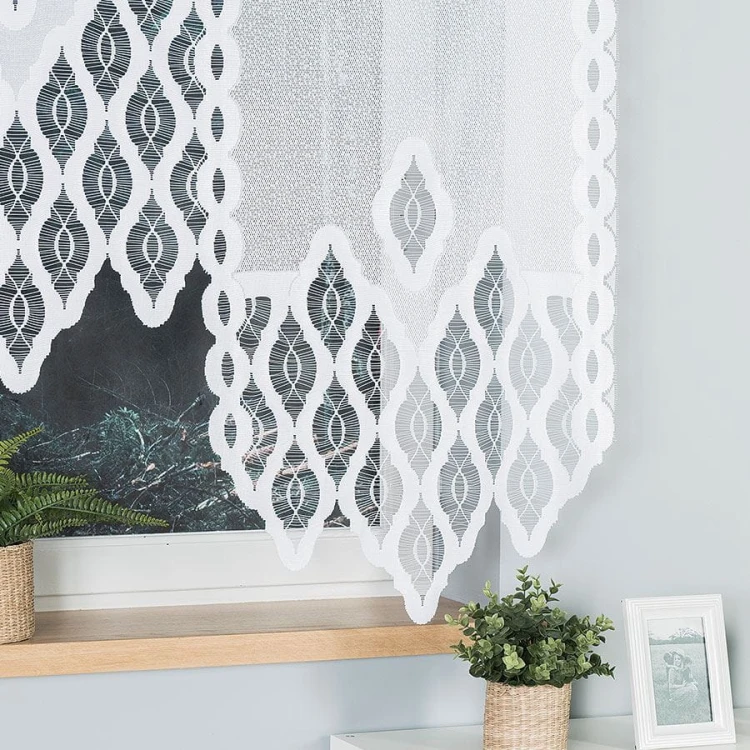 OTTO Panel żakardowy gotowy, szerokość 160 x wysokość 160cm, kolor biały