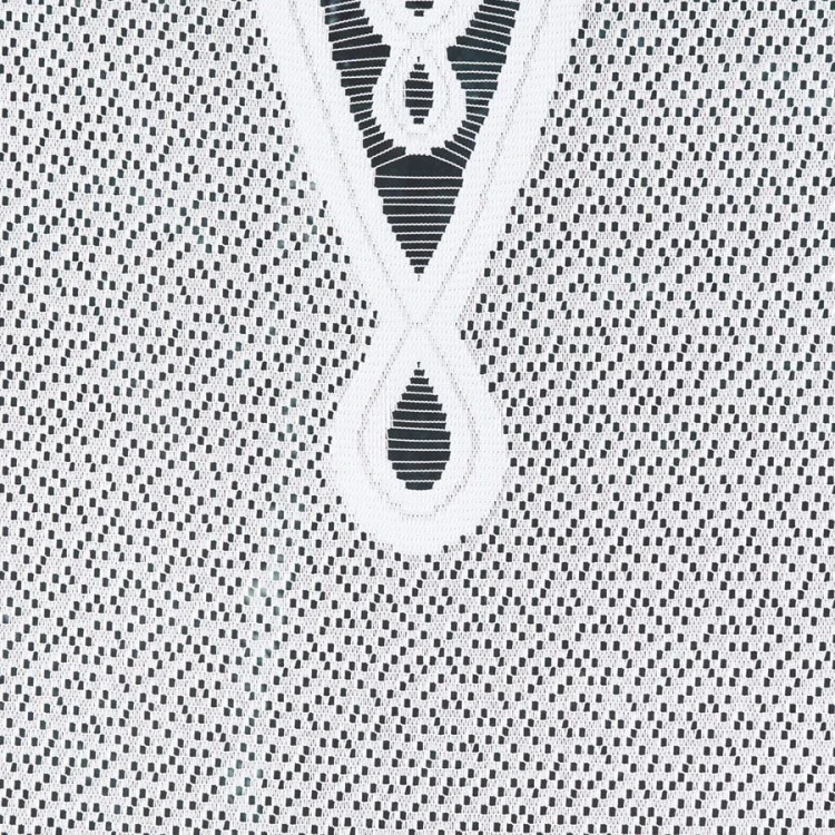 ERYKA Panel żakardowy gotowy, szerokość 160 x wysokość 160cm, kolor biały