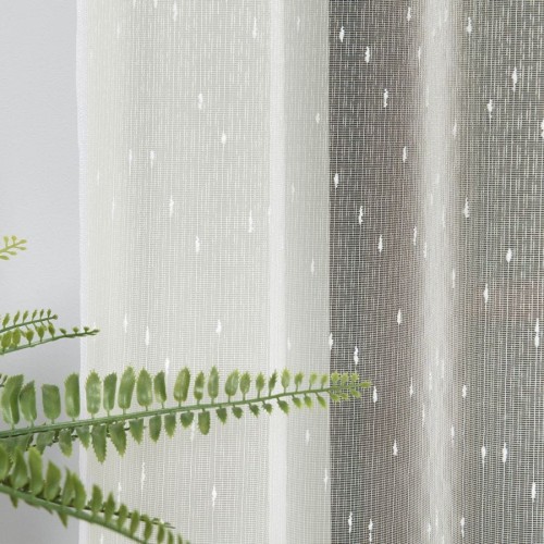 Firanka fantazyjna, wysokość 330cm, kolor kremowy