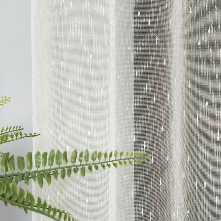 Firanka fantazyjna, wysokość 330cm, kolor kremowy