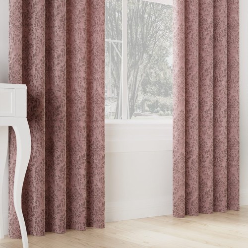 MADELINE Tkanina dekoracyjna, wysokość 300cm, kolor różowy