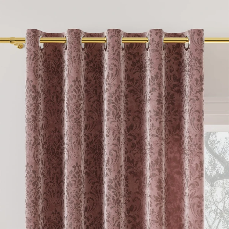 MADELINE Tkanina dekoracyjna, wysokość 300cm, kolor różowy