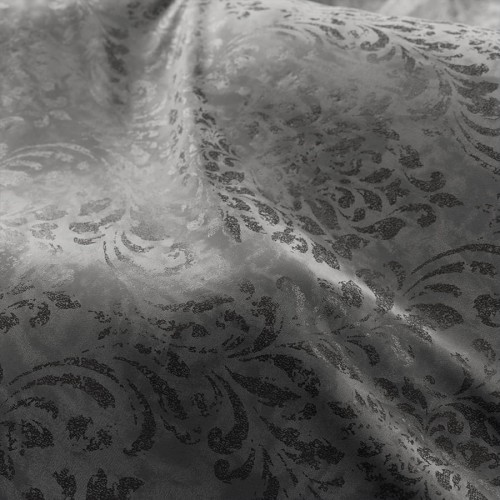 MADELINE Tkanina dekoracyjna, wysokość 300cm, kolor ciemny szary