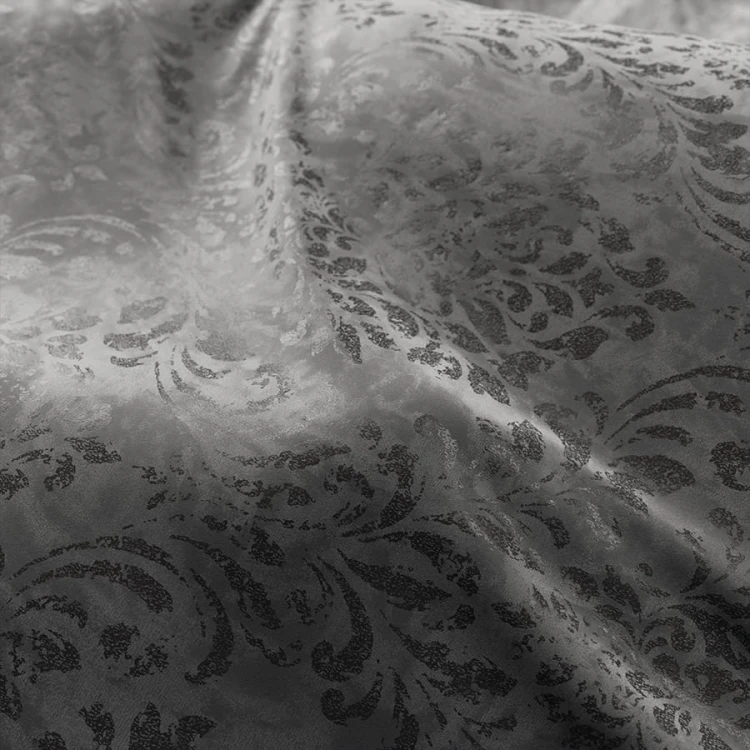 MADELINE Tkanina dekoracyjna, wysokość 300cm, kolor ciemny szary