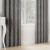 MADELINE Tkanina dekoracyjna, wysokość 300cm, kolor ciemny szary
