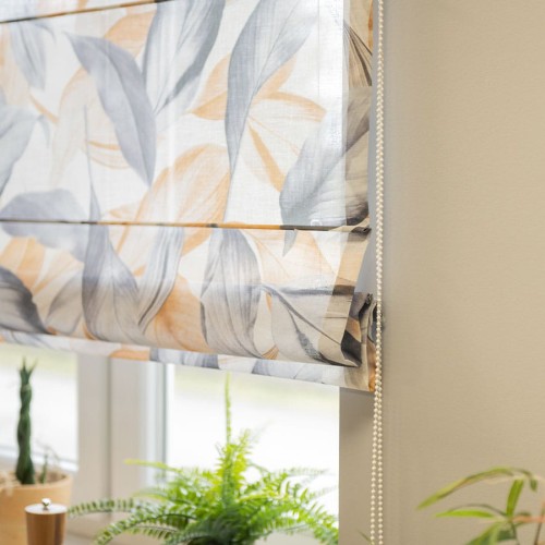 PERUGA Tkanina dekoracyjna LINO, wysokość 190cm, kolor musztardowy