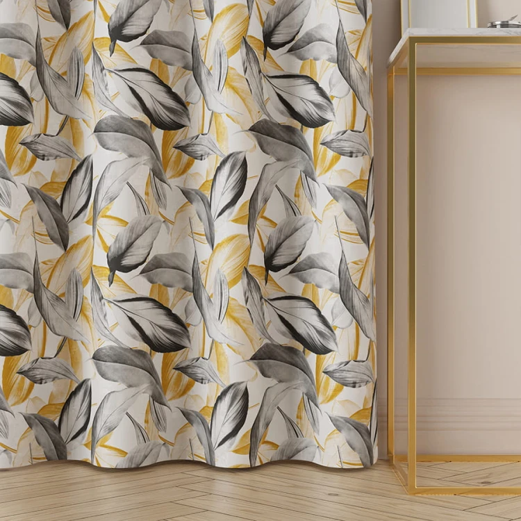 PERUGA Tkanina dekoracyjna bawełniana PANAMA, 142cm, kolor musztardowy