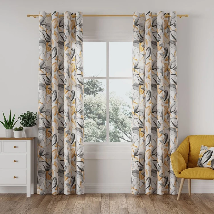 PERUGA Tkanina dekoracyjna typu MILAS, szerokość 165cm, kolor musztardowy