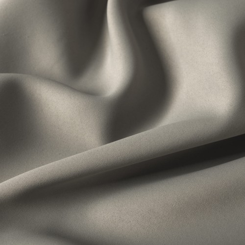 GRETA Tkanina dekoracyjna typu blackout, wysokość 320cm, kolor ciemny beżowo szary