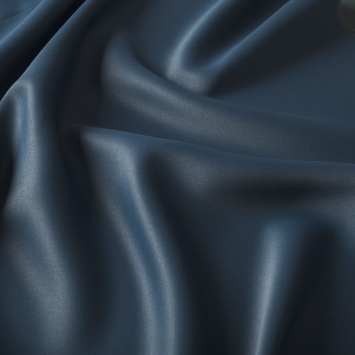 GRETA Tkanina dekoracyjna typu blackout, wysokość 320cm, kolor granatowy