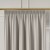 GRETA Tkanina dekoracyjna typu blackout, wysokość 320cm, kolor jasny beżowo szary