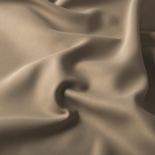 GRETA Tkanina dekoracyjna typu blackout, wysokość 320cm, kolor jasny brązowy