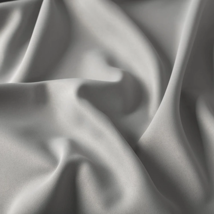 GRETA Tkanina dekoracyjna typu blackout, wysokość 320cm, kolor  szary