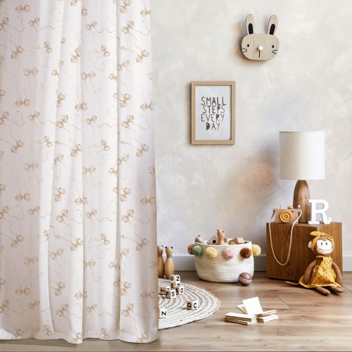 KOKARDY Tkanina dekoracyjna typu MILAS, szerokość 165cm, kolor beżowy