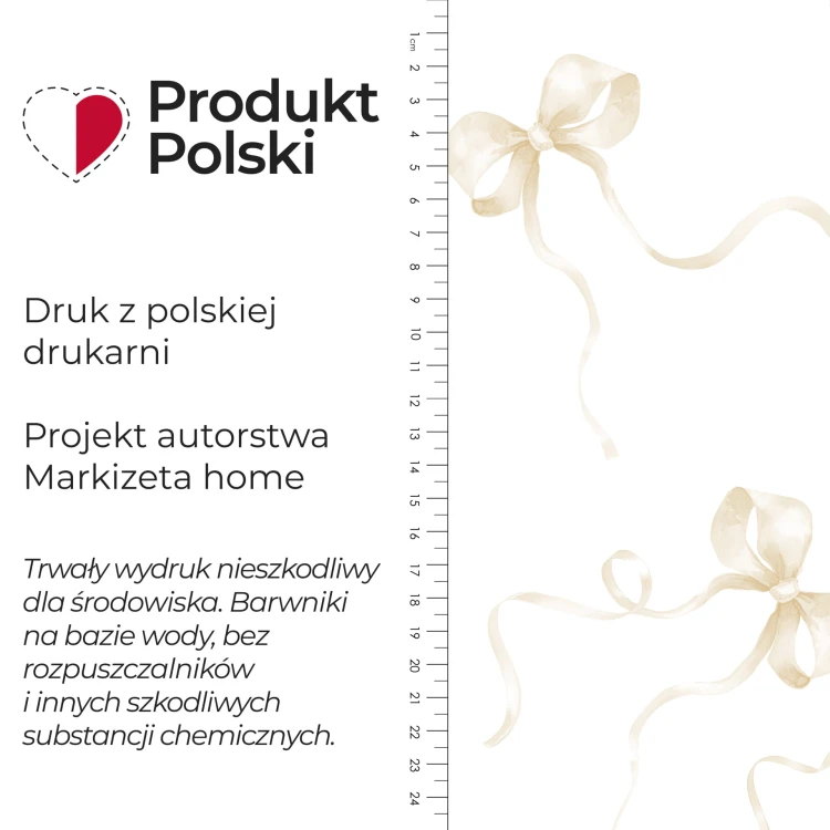 KOKARDY Tkanina dekoracyjna typu MILAS, szerokość 165cm, kolor beżowy