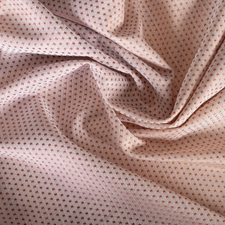 ARINA Zasłona gotowa na taśmie, szerokość 145 x wysokość 245cm, kolor ciemny pastelowy róż