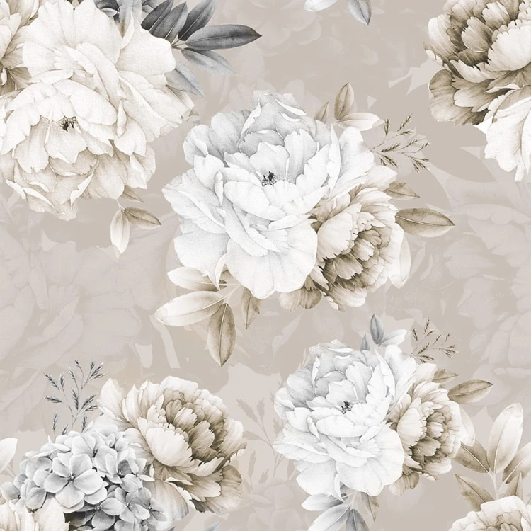 PEONI Tkanina dekoracyjna VELVET, 150cm, kolor beżowy