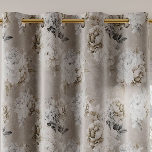 PEONI Tkanina dekoracyjna VELVET, 150cm, kolor beżowy