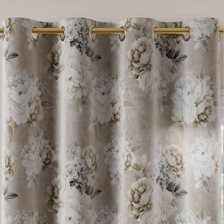 PEONI Tkanina dekoracyjna VELVET, 150cm, kolor beżowy