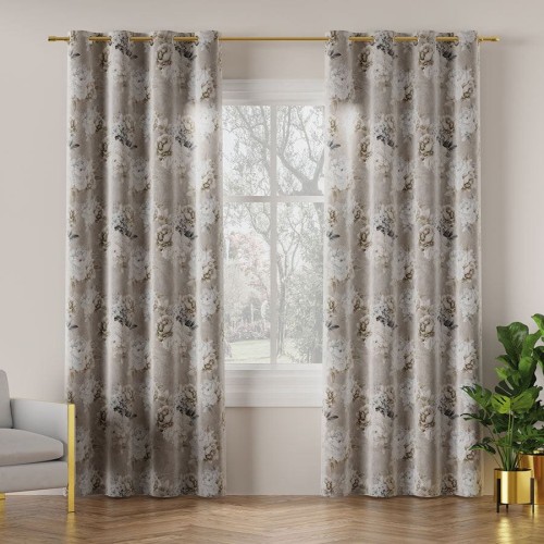 PEONI Tkanina dekoracyjna VELVET, 150cm, kolor beżowy