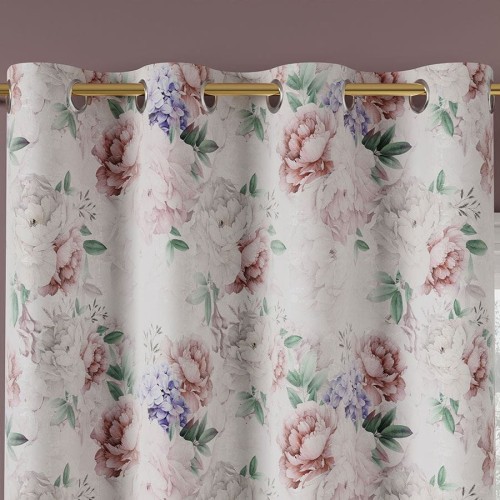 PEONI Tkanina dekoracyjna VELVET, 150cm, kolo różowo-fioletowy