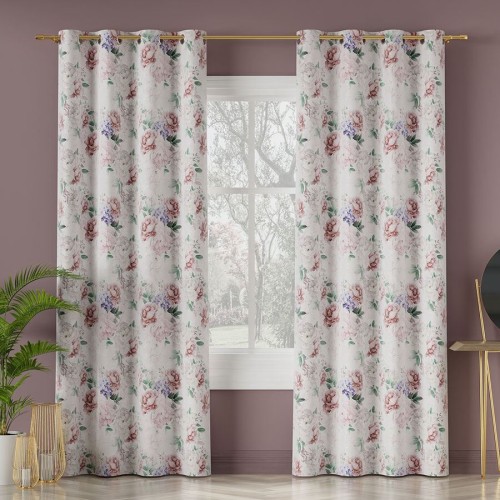 PEONI Tkanina dekoracyjna VELVET, 150cm, kolo różowo-fioletowy