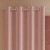 VELVI Zasłona gotowa na przelotkach, szerokość 140 x wysokość 230cm, kolor pudrowy różowy