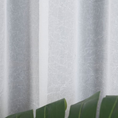 Woal kreszowany z ołowianką, wysokość 275cm, kolor biały