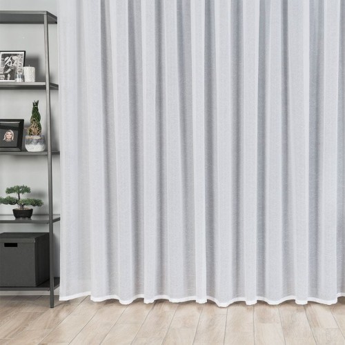 Woal kreszowany, wysokość 290cm, kolor biały