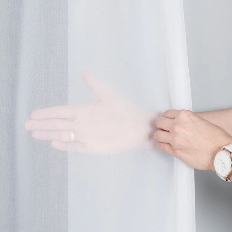 Firanka fantazyjna z ołowianką, wysokość 300cm, kolor biały