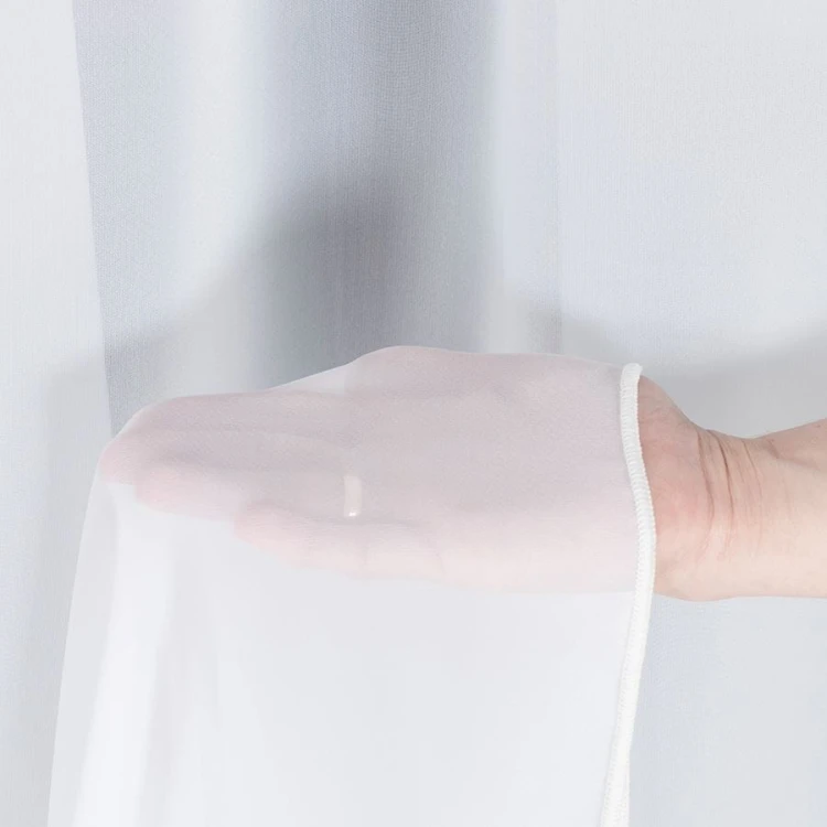 Firanka fantazyjna z ołowianką, wysokość 300cm, kolor biały