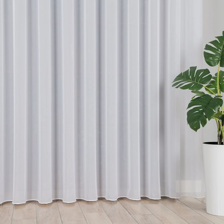 Firanka fantazyjna z ołowianką, wysokość 300cm, kolor biały